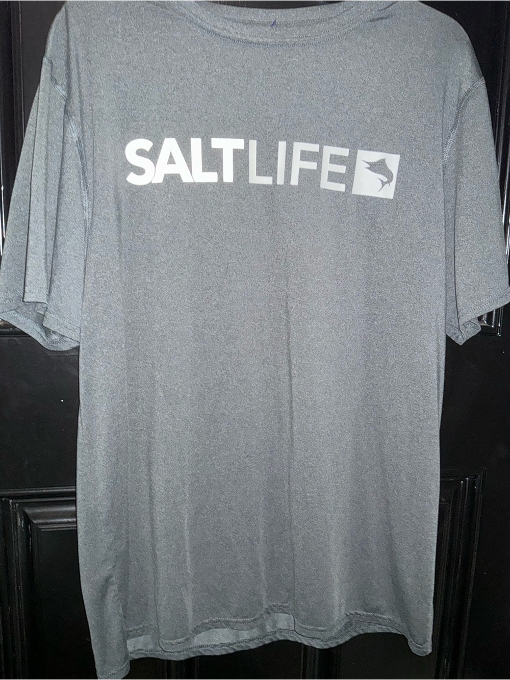 Salt Life blue Performance Tee Men’s Medium UVAPOR Short Sleeve Shirt